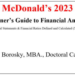 McDonald's 2023 Beginner's Guide to Financial Analysis