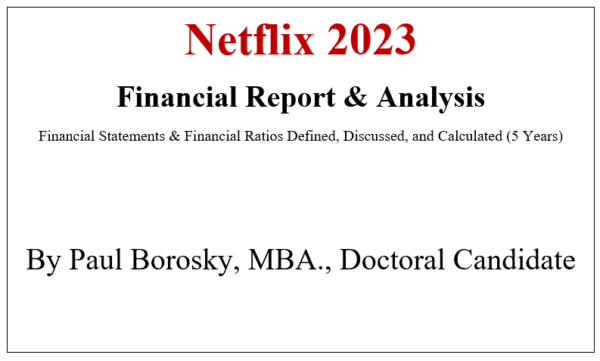 Netflix 2023 Beginner's Guide to Financial Analysis