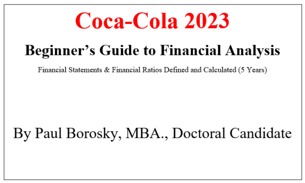 Coca-Cola Beginner's Guide to Financial Analysis