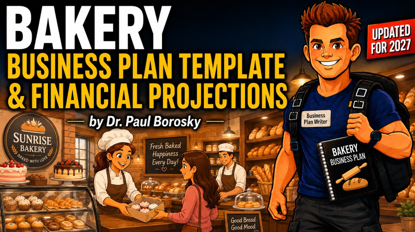 Bakery Business plan template and financial model
