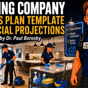 Cleaning company business plan template and financials