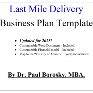 Dr. Paul's Last Mile Delivery Business Plan Template