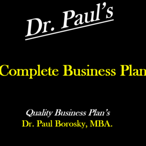 Complete business plan